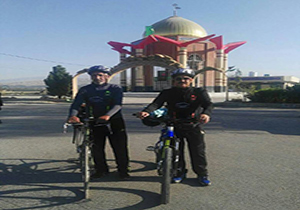 رکاب زنی دوچرخه سواران از فسا تا کربلای معلی