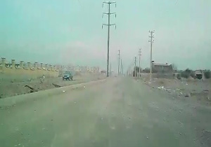 دشواری تردد در جاده خراب خوشنام - مارلیک + فیلم