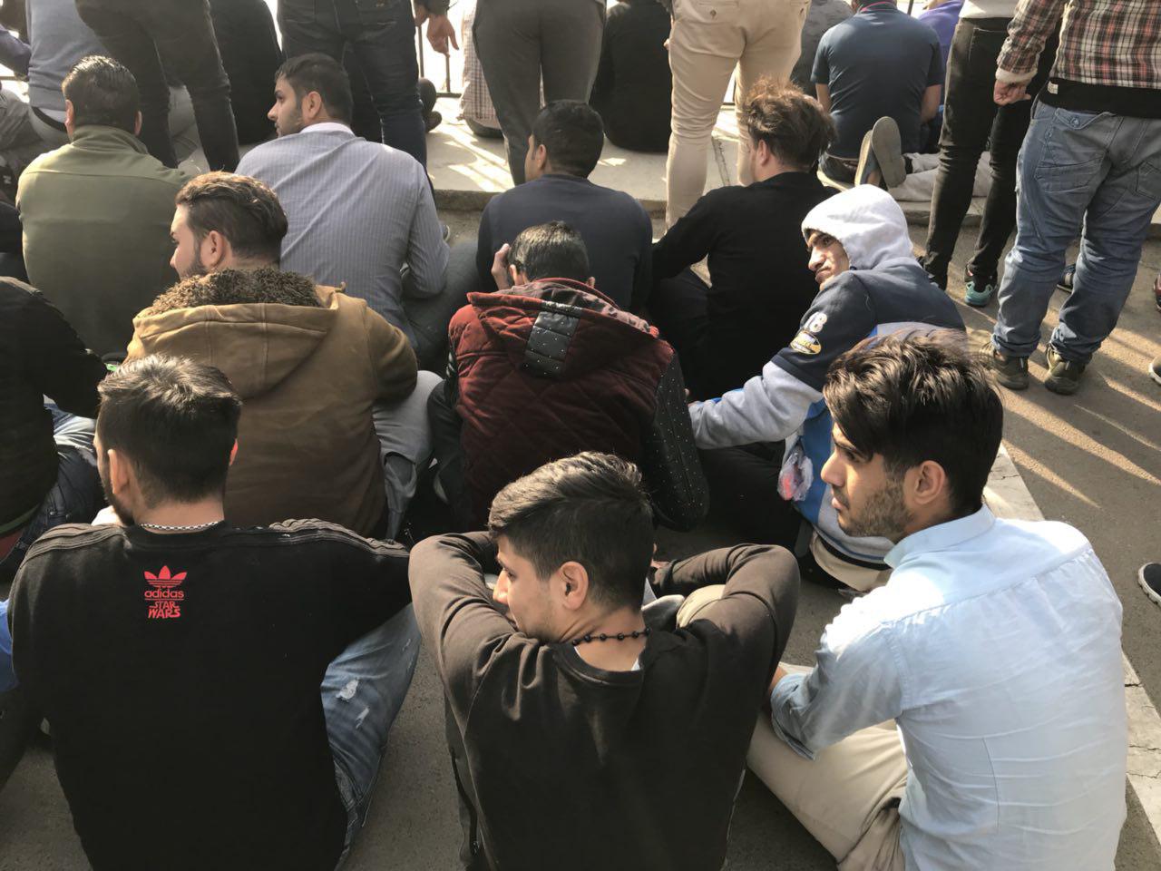 دستگیری اراذل و اوباش و سارقان پایتخت توسط پلیس فاتب+ تصاویر