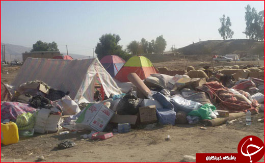 تلاش برای آغاز دوباره زندگی در میان ویرانه های زلزله