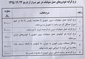 دریافت هرگونه کرایه اضافه برای حمل متوفی تخلف است/اختلاف بین شهرداری شیراز و علوم پزشکی علت دریافت کرایه اضاف حمل متوفی است