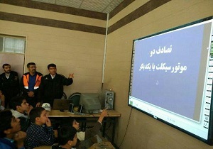 کارگاه آموزشی حوادث ترافیکی در بافق