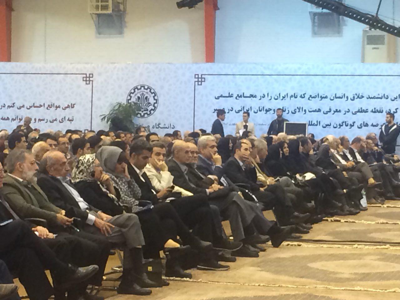 عادل فردوسی پور در مراسم بزرگداشت پروفسور مریم میرزاخانی+عکس