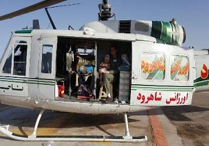 نجات جان مادر باردار با بالگرد اورژانس شاهرود