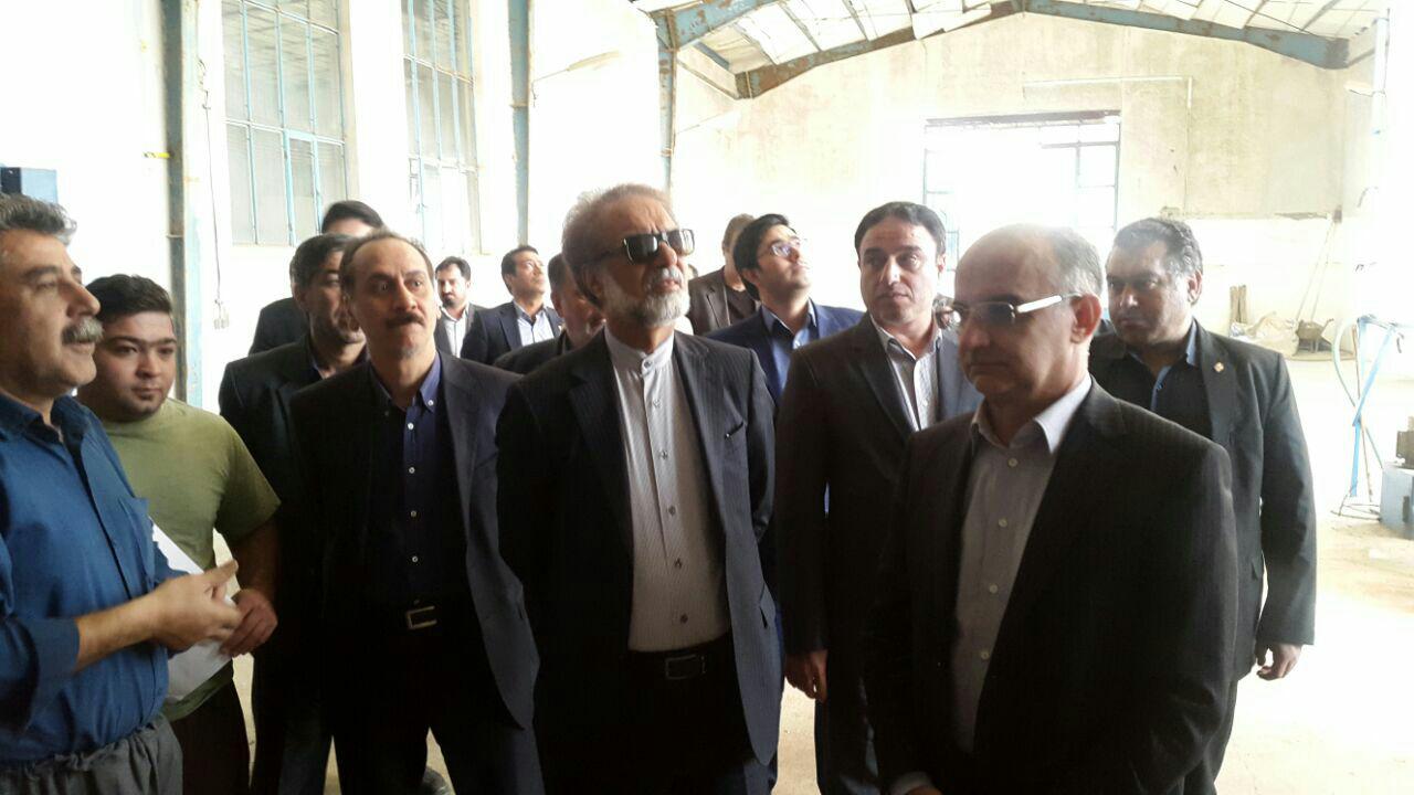 بازدید  معاون وزیر کشور از شهرک صنعتی پاوه