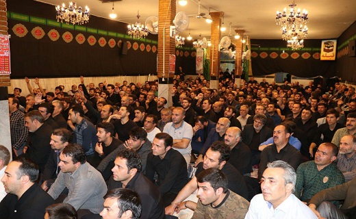 گزارش تصویری از مراسم عزاداری اردبیلی&zwnj;های مقیم مرکز