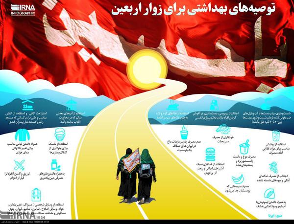 توصیه&zwnj;هایی برای سلامتی زائران اربعین حسینی + عکس