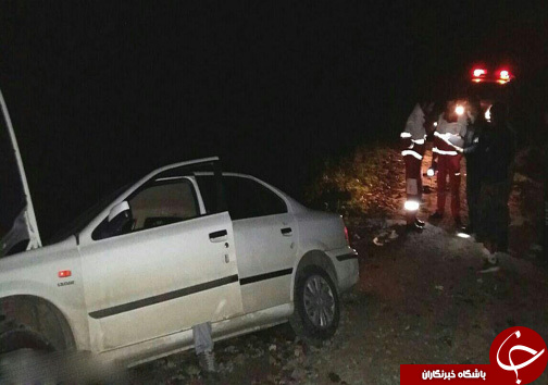 سقوط خودرو به دره در منطقه فلکده سه&zwnj;هزار تنکابن یا بک مصدوم +تصاویر