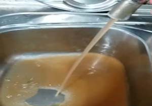آب شرب گل‌آلود در کوی سلطانی‌منش + فیلم
