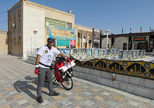 رکابزنی دوچرخه سوار نایینی تا مرز افغانستان