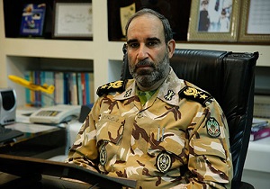 جانشین هماهنگ کننده نیروی زمینی ارتش جمهوری اسلامی  وارد کرمانشاه شد