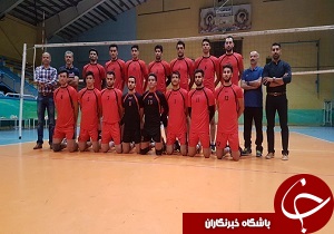 برد تیم والیبال شهرداری قزوین در دیداری دوستانه