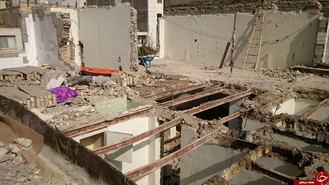 ریزش واحد مسکونی در مشهد ۳ کشته و مجروح برجای گذاشت+تصاویر