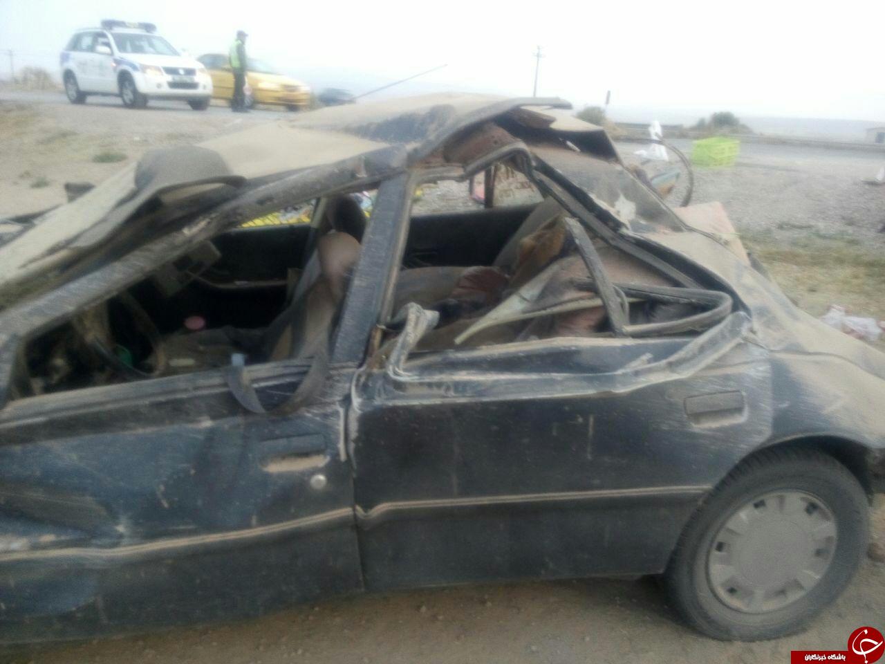 خواب آلودگی راننده خودرو پژو آردی حادثه ساز شد