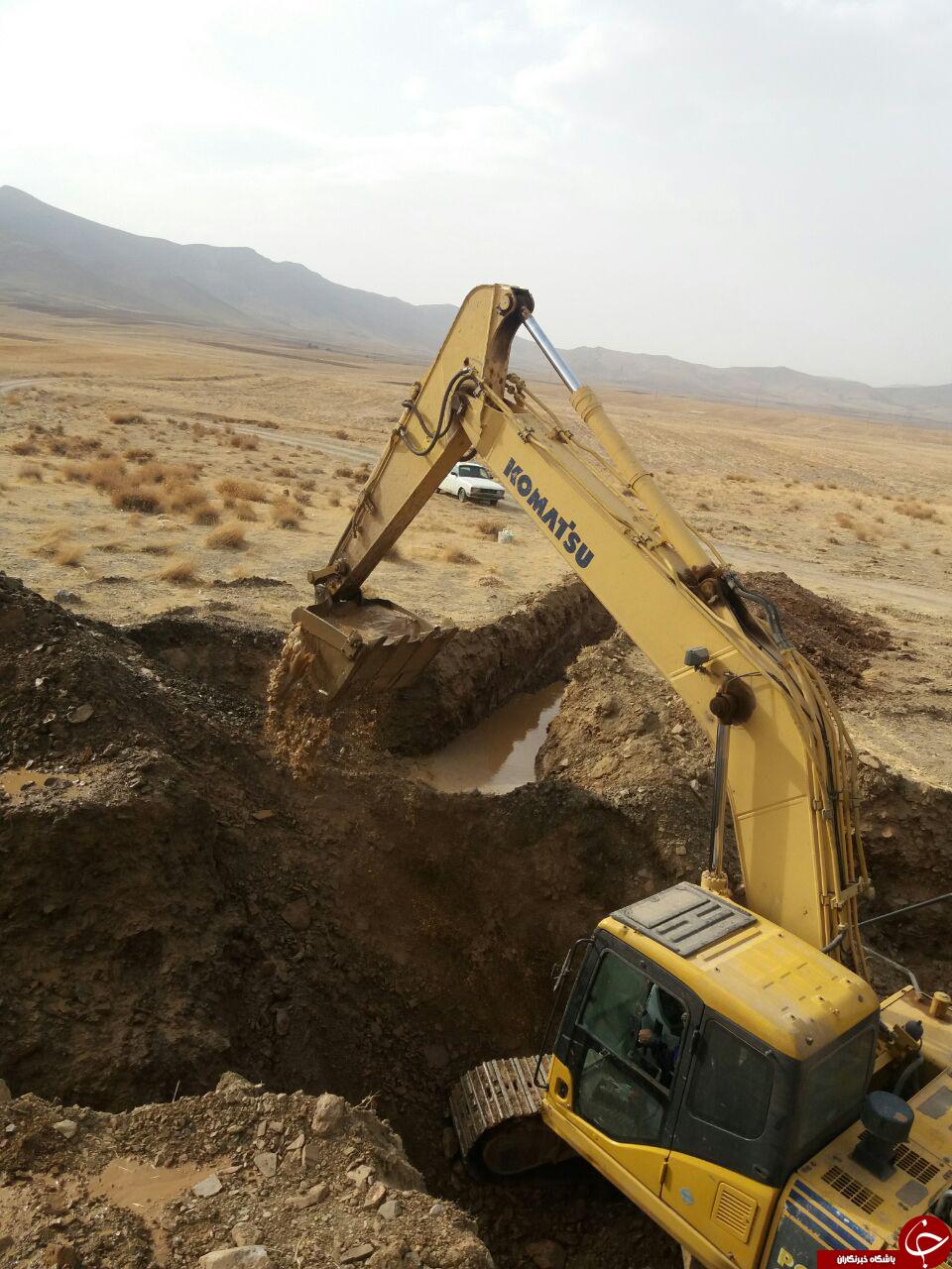 کشف قنات قدیمی در خنداب + تصاویر