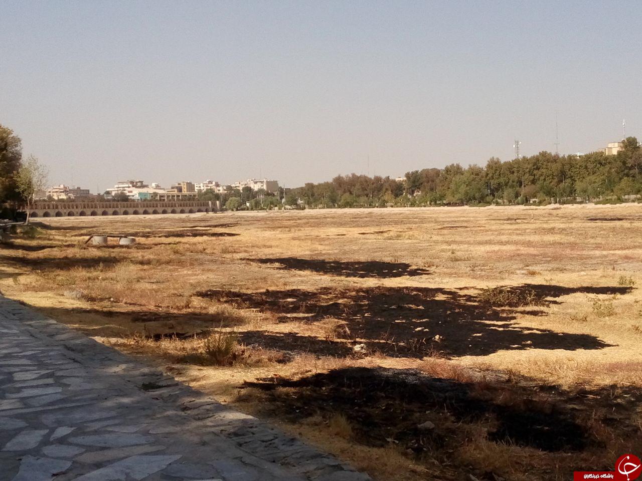 تصویری زجرآور از زاینده رود