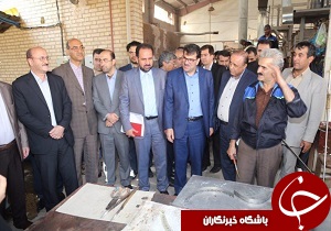 بازدید استاندار قزوین از چند واحد تولیدی در شهرک صنعتی لیا