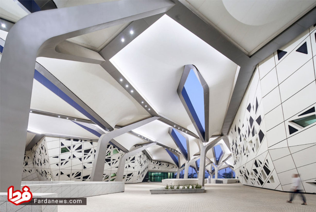 معماری خاص مرکز مطالعات نفتی عربستان+تصاویر