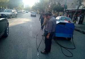 درزگیری نانو پلیمری ‌‌برای اولین‌ بار در شهر اردبیل‌