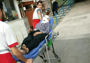 حمله گاو به پیرمرد ۷۲ ساله در تنکابن