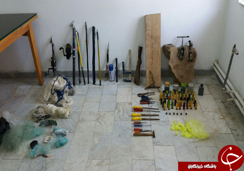 متخلفان شکارچی و صیاد در دام محیط بانان مازندران +تصاویر