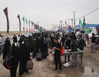 تردد کاروان‌های اربعین ازجاده کمربندی سوسنگرد