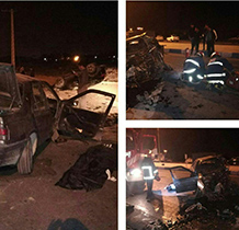 حادثه آفرینی دو خودرو در شاهین شهر