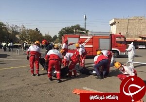 رزمایش پدافند غیر عامل با موضوع حمله تروریستی