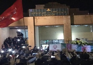 تشییع پیکر شهید کائد خورده در آبادان