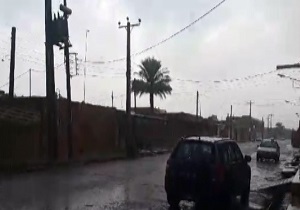 بارش زیبای باران در شوش‌دانیال + فیلم