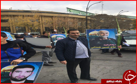 شادی مردم همدان از پیروزی بر داعش + تصاویر