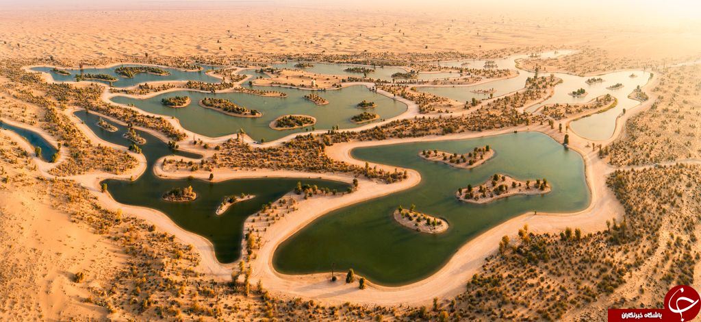 درياچه ای ميان کوير در عکس روز نشنال جئوگرافيک