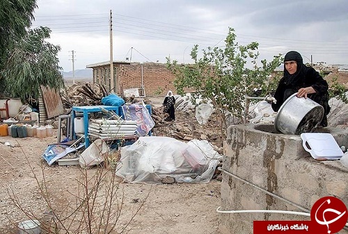 حال&zwnj;وهوای روستای زلزله&zwnj;زده کوییک +تصاویر