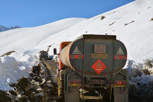 سوخت رسانی به مناطق سردسیر جیرفت