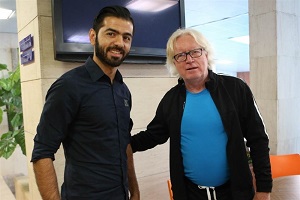 حضور منتظری در تمرین استقلال