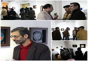 گالری دانژه میزبان آثار تلفیقی نقاشی سفال هنرمند سمنانی