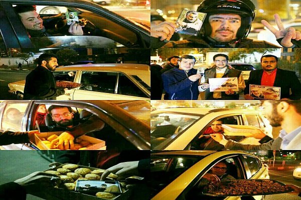 بسیج دانشجویی دانشگاه امام صادق(ع) در شهرک غرب شیرینی توزیع کرد