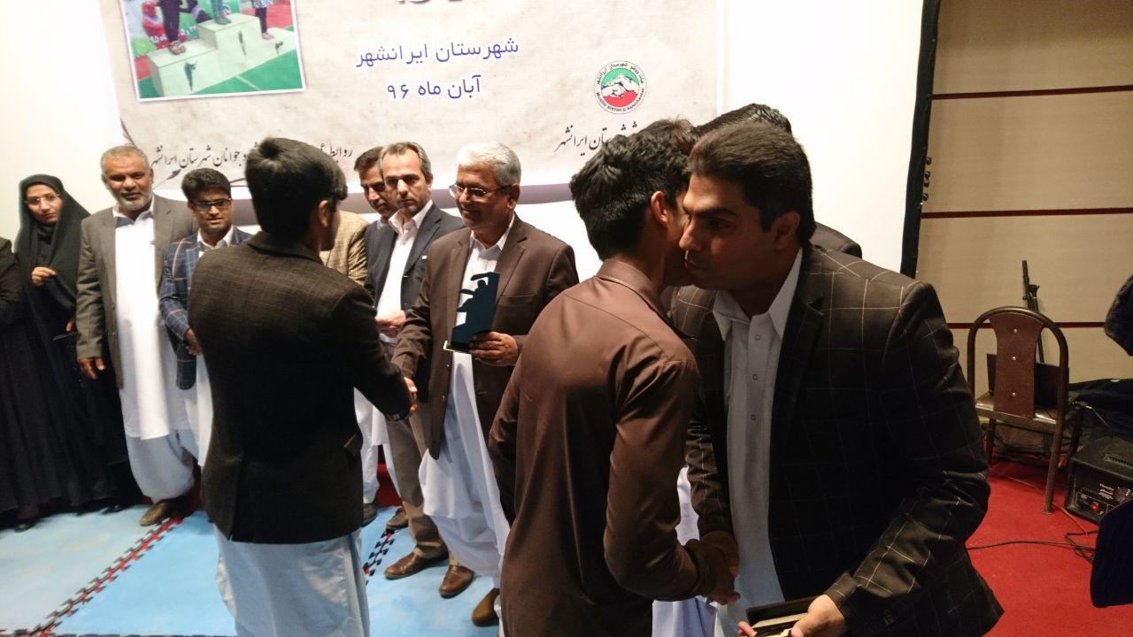 تجلیل از ووشو کاران شهرستان ایرانشهر