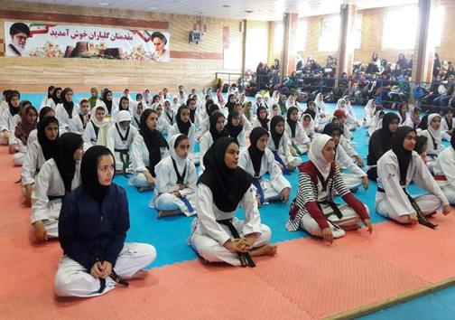 برگزاری مسابقات تکواندو بانوان در لرستان