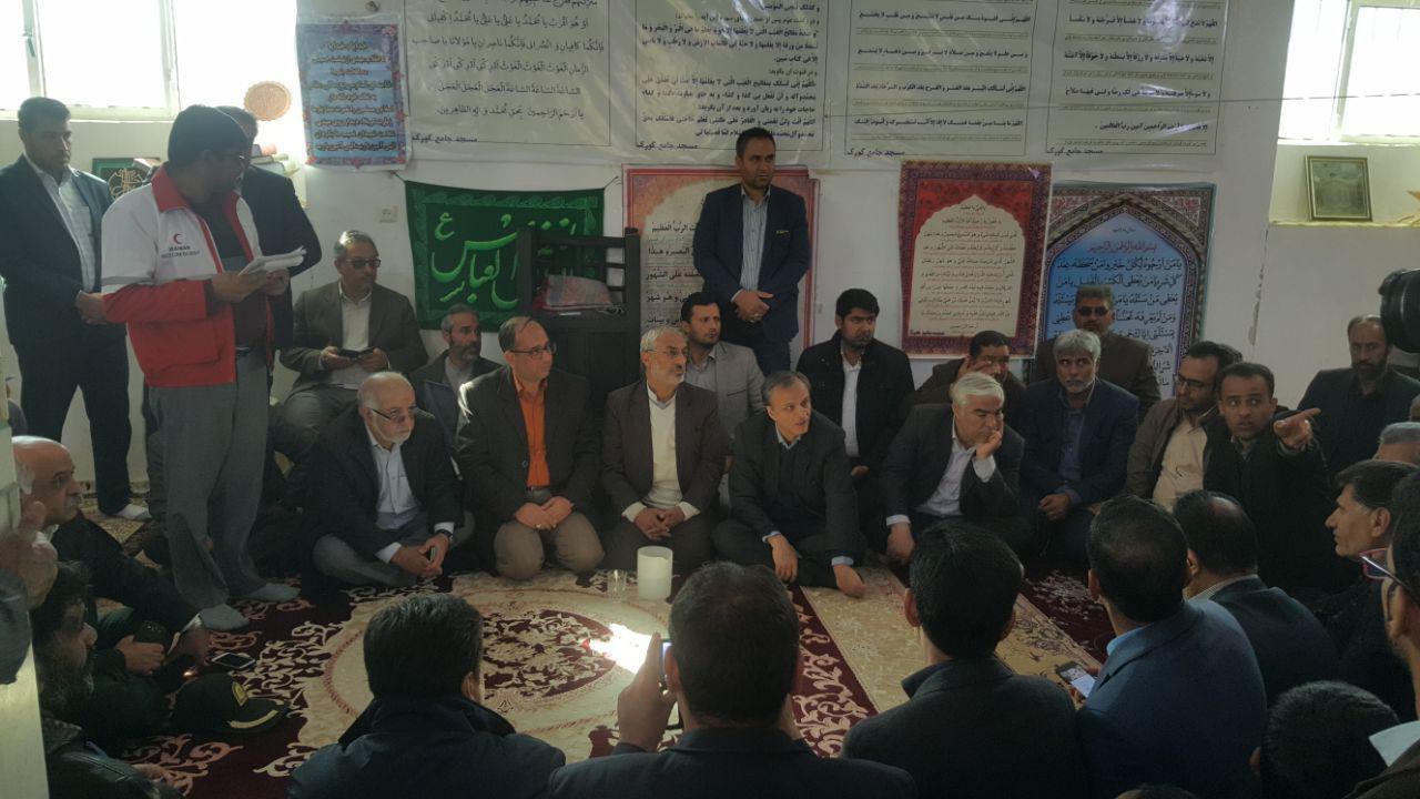 اردوگاه اسکان در منطقه زلزله زده انجام می شود