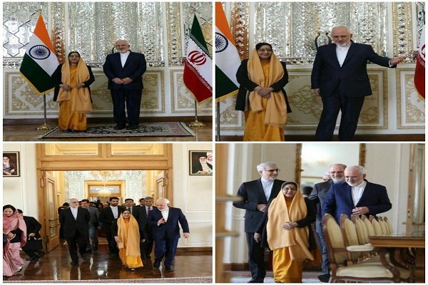 وزیر امور خارجه هند با ظریف دیدار کرد