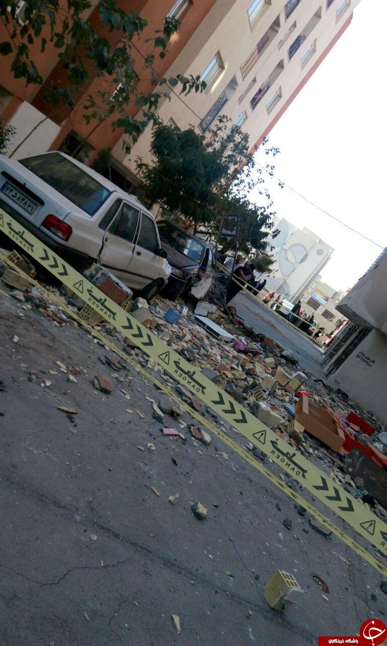 تخریب منازل مسکونی به علت انفجار گاز در آبشناسان + تصاویر
