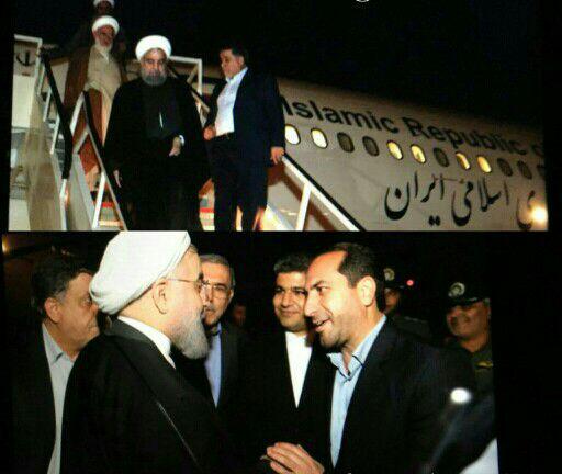 رییس جمهور وارد چابهار شد