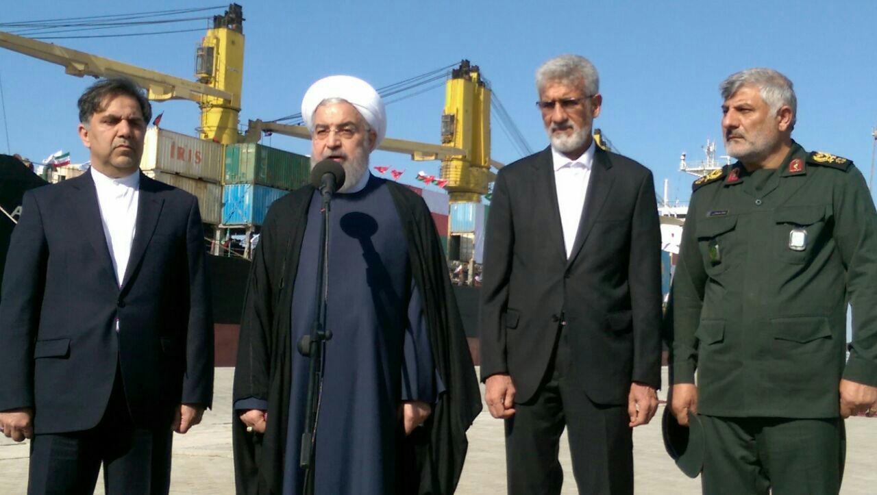 افتتاح فاز نخست طرح توسعه بندر شهید بهشتی  چابهار