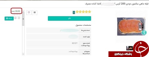 تصاویری از گران&zwnj;فروشی نجومی یک سوپرمارکت آنلاین را ببینید