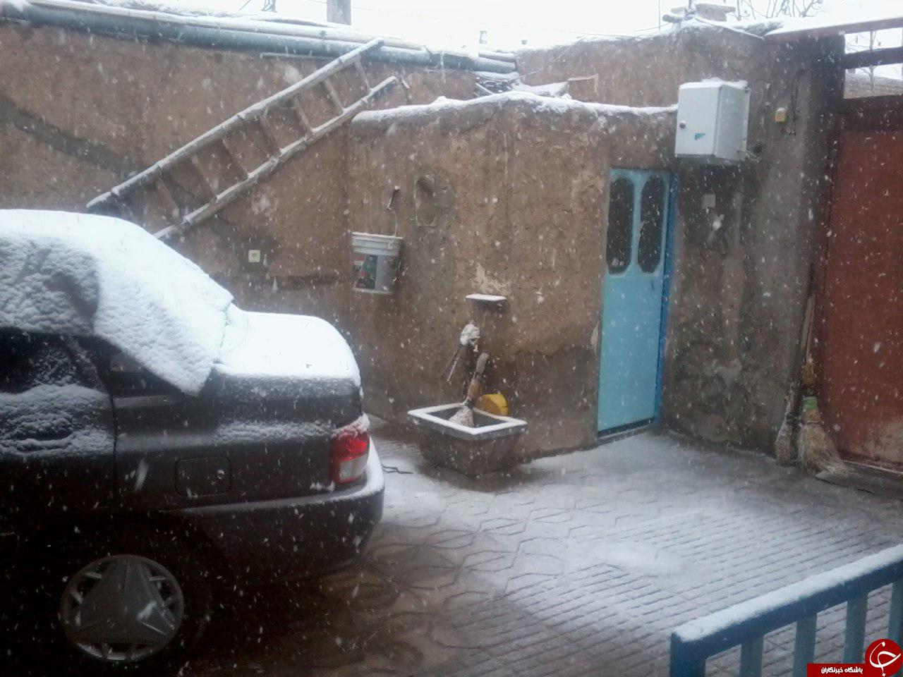 روستای پشته سفیدپوش شد + تصاویر
