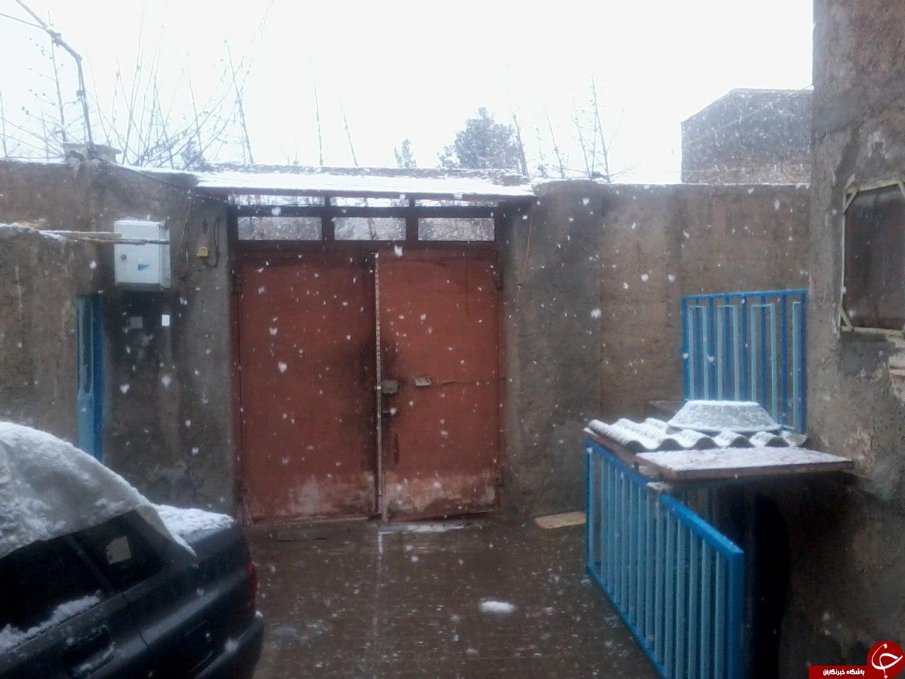 روستای پشته سفیدپوش شد + تصاویر