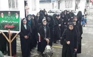 بازدید دانش آموزان دختر گیلانی از مناطق عملیاتی