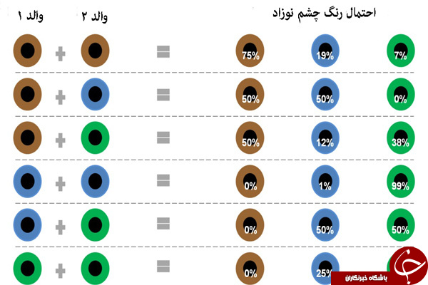 چه عواملی رنگ چشم نوزاد شما را تعیین می کند؟