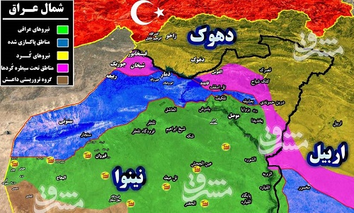 از پاکسازی لانه فساد داعش تا کشیدن دندان طمع بارزانی/ چه مناطقی از عراق همچنان در تصرف نیروهای کرد قرار دارد؟